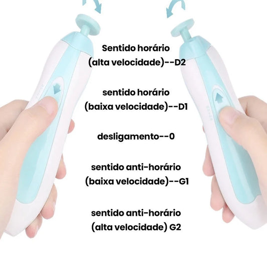 Kit Cuidados Baby Premium com Cortador Elétrico
