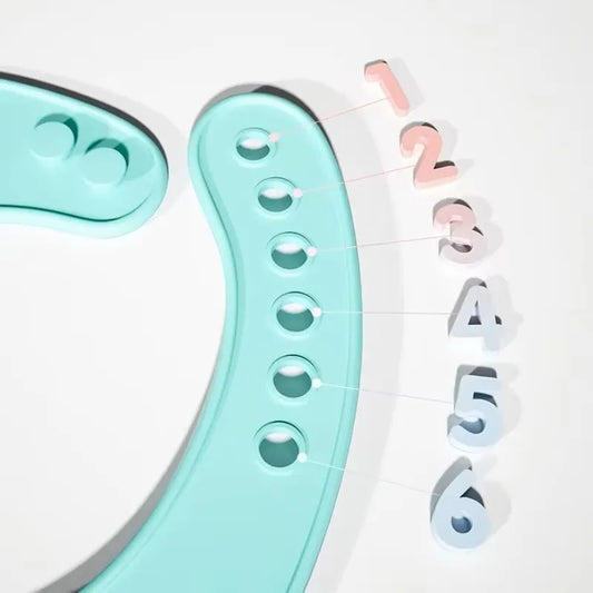 Babador de Silicone Impermeável com Pega-Migalhas – Coleção Bichinhos