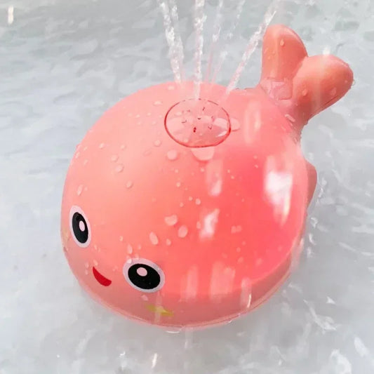 Baleia Chafariz Mágica LED - Banho Divertido e Sensorial