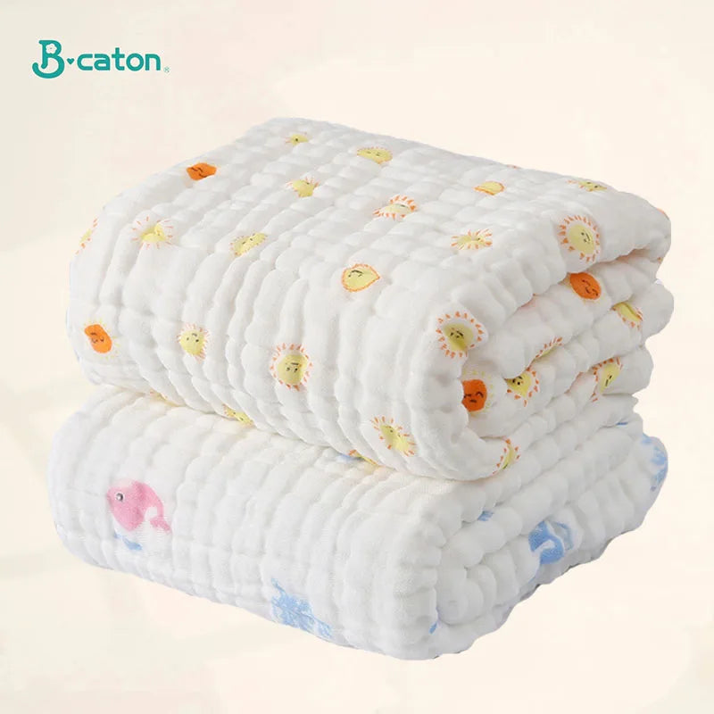 Toalha Manta Premium de Gaze Soft – 6 Camadas de Puro Algodão