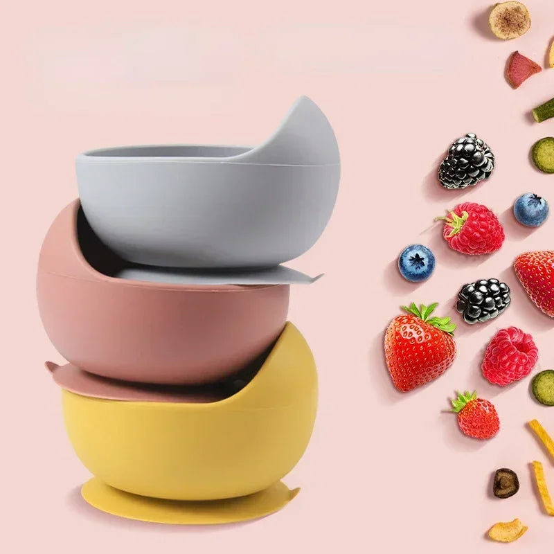 Kit Introdução Alimentar Premium em Silicone (7 peças)